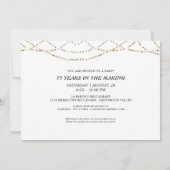 75e Verjaardag String Lights 75 JAAR IN HET MAKEN Kaart (Achterkant)