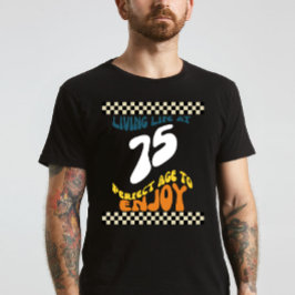 75e verjaardag t-shirt
