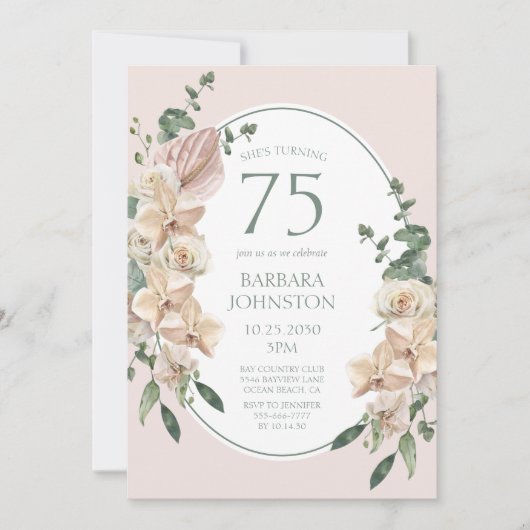 75e verjaardag tropische storm kaart (Voorkant)