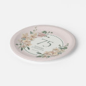 75e verjaardag tropische storm papieren bordje (Gekanteld)