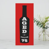 75e verjaardag Uitnodiging tot perfectie (Staand voorkant)