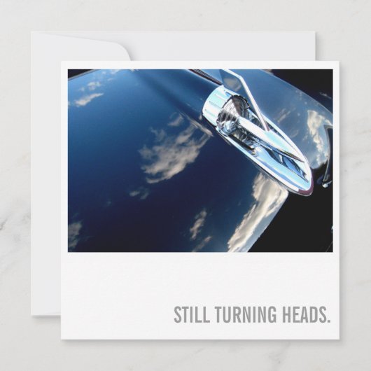 75e verjaardag van de auto - Draaiende koppen Kaart (Voorkant)