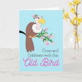 75e verjaardag van de begrafenisuitnodiging voor d kaart (Gele Bloem)