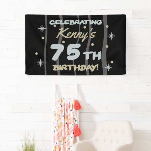 75e verjaardag van de Partij van de Verjaardag Voe Spandoek (Insitu)