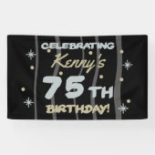 75e verjaardag van de Partij van de Verjaardag Voe Spandoek (Horizontaal)