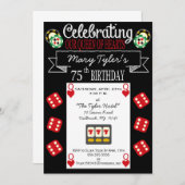 75e verjaardag van de uitnodiging van de koningin  (Voorkant / Achterkant)