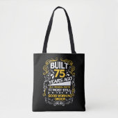 75e verjaardag van een 75-jarige cadeau tote bag (Voorkant)