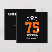 75e verjaardag van het feest Golf - nog steeds aan Kaart (Voorkant / Achterkant)