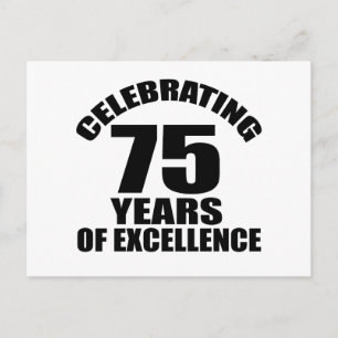 75e verjaardag vieren briefkaart