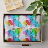 75E VERJAARDAG VLINDER GEPERSONALISEERD ONTWERP TISSUEPAPIER (Geschenk)