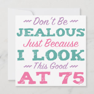 75e verjaardag voor vrouwen kaart