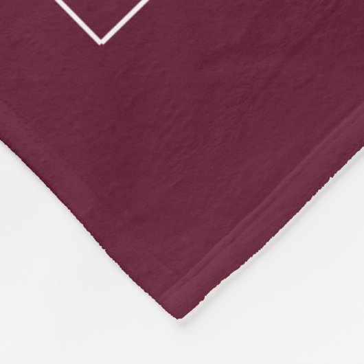 75e verjaardag Wereld Beste Fabulous Dark Red Maro Fleece Deken (Hoek)