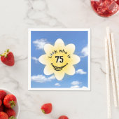 75e verjaardag Zomerzon en wolken Servet (Insitu)