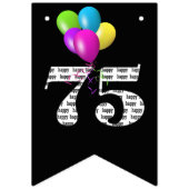 75e verjaardagsballonnen vlaggetjes (Tweede vlag)