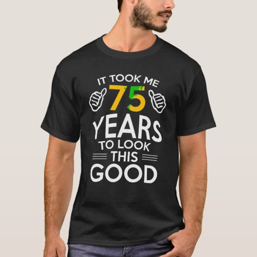 75e verjaardagscadeau kostte me 75 jaar 75 jaar ou t-shirt (Voorkant)