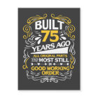 75e verjaardagscadeau voor een 75-jarige