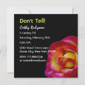 75e verrassingsdag van het elegante Roos Kaart (Achterkant)