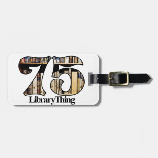 75ers Library Thing bagagelabel - Geen tekst