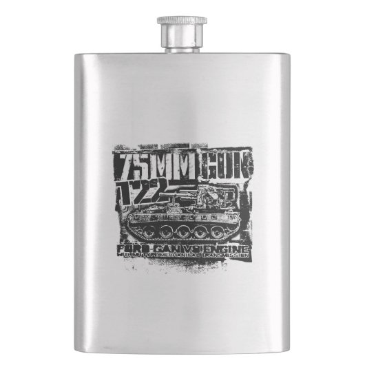 75mm pistool T22 Flask Classic Flask Flacon (Voorkant)
