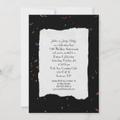 75ste huwelijksverjaardagsfeest kaart (Achterkant)