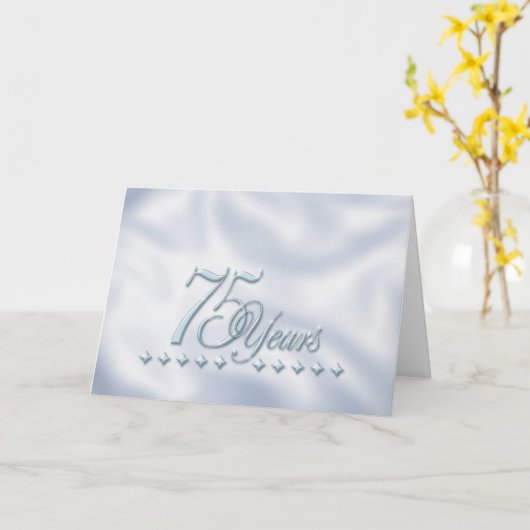 75ste Jubileum Kaart (Gele Bloem)