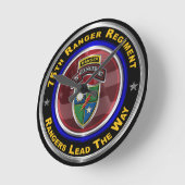 75ste Ranger Regiment "Rangers Lead the Way" Ronde Klok (Hoek)