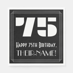 75ste verjaardag: Art Deco geïnspireerde uitstrali Servet