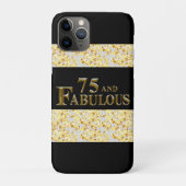 75ste verjaardag Case-Mate iPhone case (Achterkant)