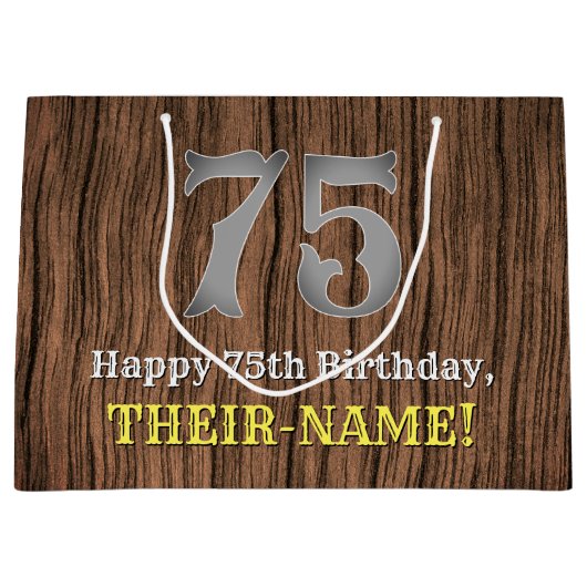 75ste verjaardag: Country Western geïnspireerd uit Groot Cadeauzakje (Voorkant)