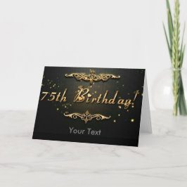 75ste verjaardag! kaart