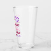 75ste verjaardag voor vrouwen glas (Links)