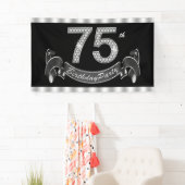 75ste verjaardagsfeestje spandoek (Insitu)
