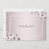 75th Anniversary Graceful Orchid Then And Now Kaart (Achterkant)