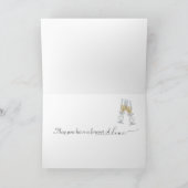 75th Anniversary with Ivy on Birch Scroll Kaart (Binnen)