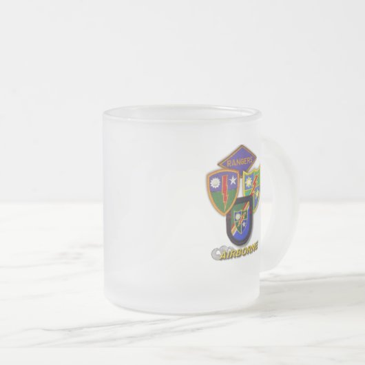 75th Army Airborne Rangers Irak veteranen bier Mok (Voorkant rechts)