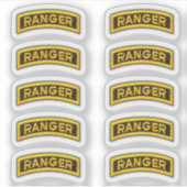 75th Army Ranger Regiment Veteraan Contour Sticker (Voorkant)
