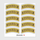 75th Army Ranger Regiment Veteraan Contour Sticker (Vel)