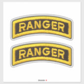 75th Army Ranger Regiment Veteraan Contour Sticker (Vel)
