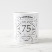 75th Birthday Gag Gift Grote Koffiekop (Voorkant)