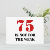 75th Birthday Gag Gift Kaart (Staand voorkant)