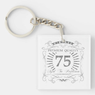 75th Birthday Gag Gift Sleutelhanger