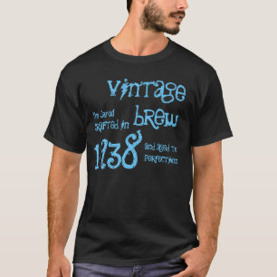75th Birthday Gift 1938  Brew Name V8 T-shirt