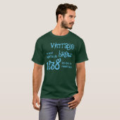 75th Birthday Gift 1938 Brew Name V9 T-shirt (Voorkant volledig)