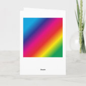 75th Birthday Worlds Beste Fantastische Regenboog Kaart (Achterkant)