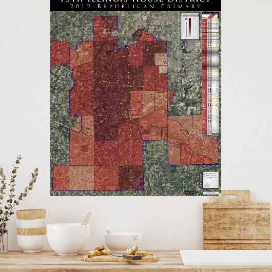 75th Illinois House District - 2012 Rep. Primary Poster (Keuken)