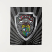 75th Ranger Regiment 1e Bataljon Wandkleed (Voorkant)