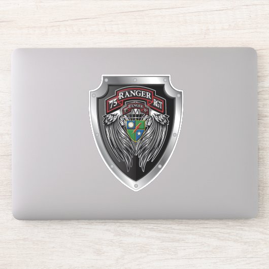 75th Ranger Regiment 1st Bat "Rangers leiden de we Sticker (Computer)