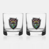 75th Ranger Regiment 1st BAT Whisky Glas (Voorkant)
