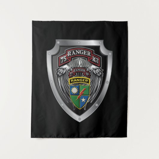 75th Ranger Regiment 2e Bataljon Wandkleed (Voorkant)