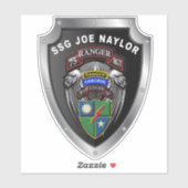 75th Ranger Regiment 3rd Bat "Rangers leiden de we Sticker (Vel)